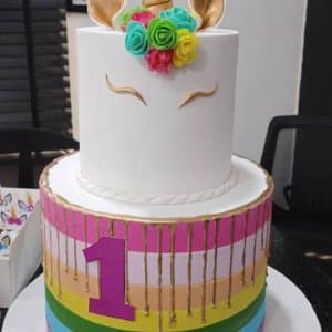 Unicorn Cake (12 and 8 inches, 2-Tier)