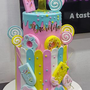 Candy Cake – 10 & 6 Inch (Two-Tier)