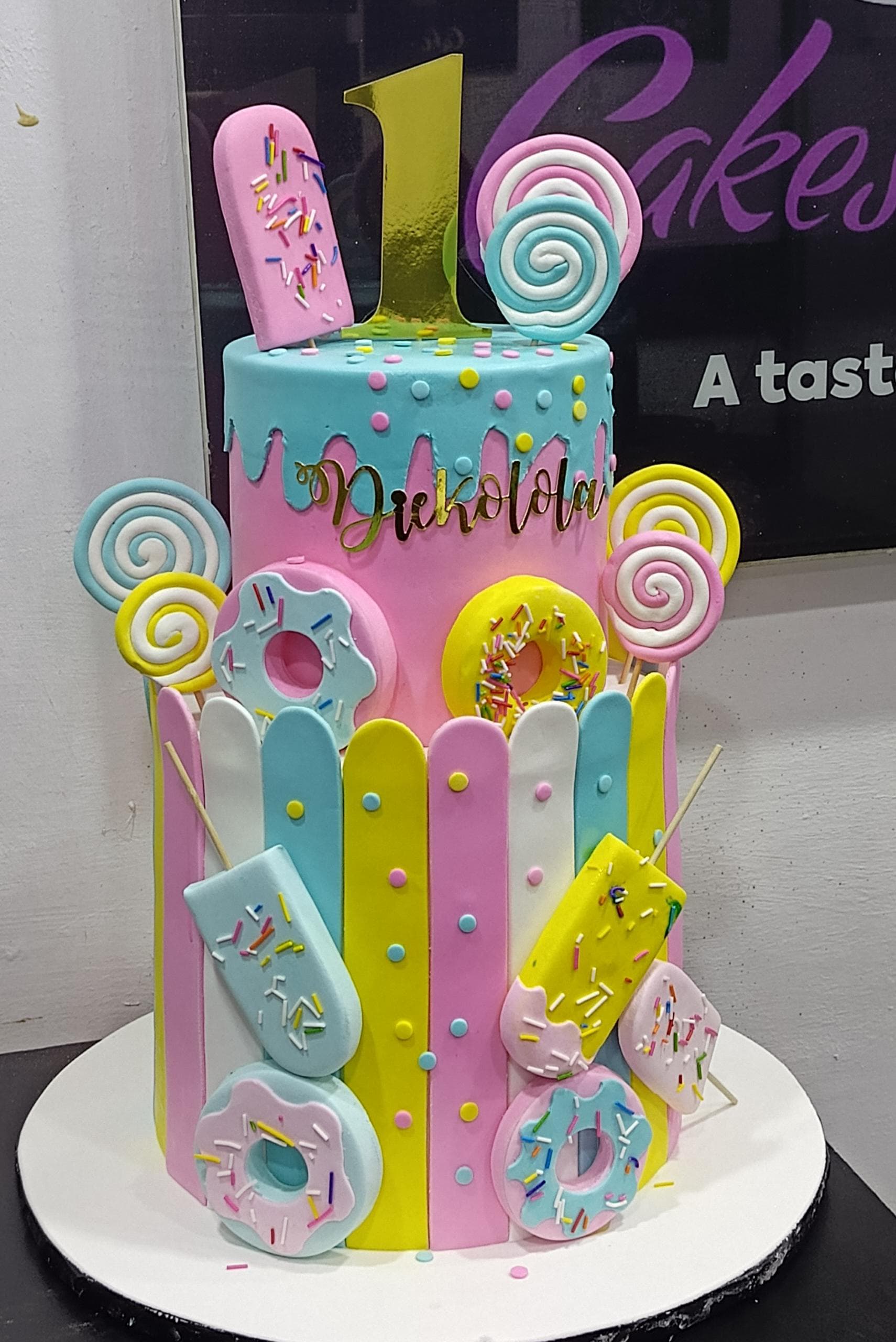 Candy Cake – 10 & 6 Inch (Two-Tier)